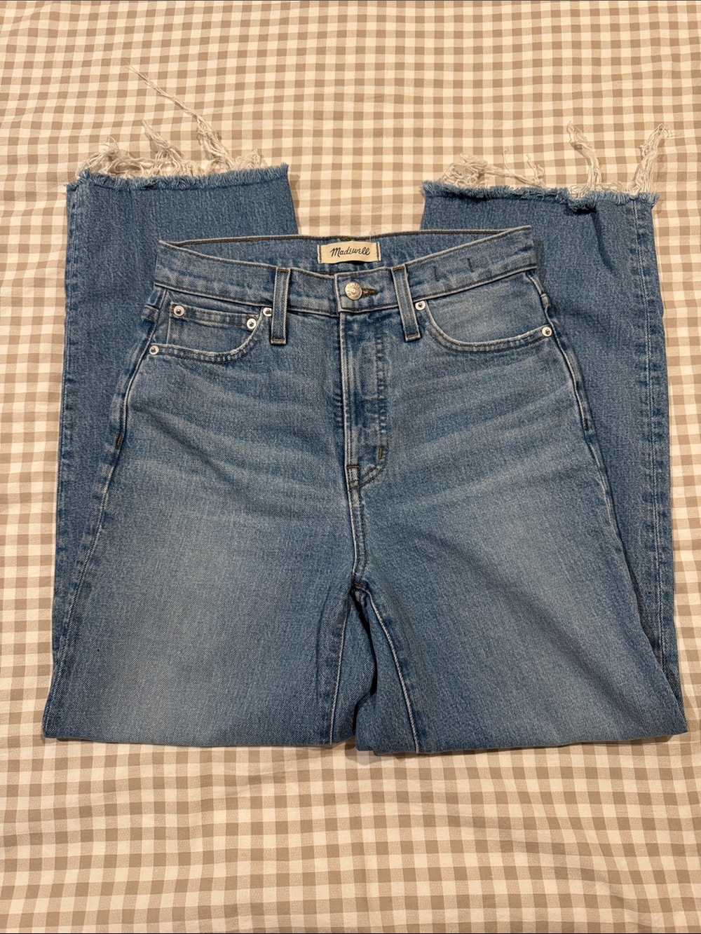 Madewell perfect vintage wide leg crop jean